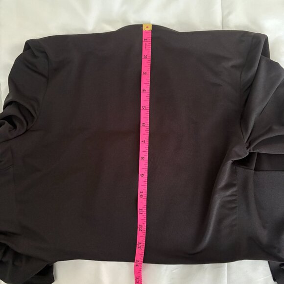 Tarik Ediz Women's Black Tie in Front Top Long Sleeve Shirt/Skirt Bundle Size 6 - Picture 8 of 15